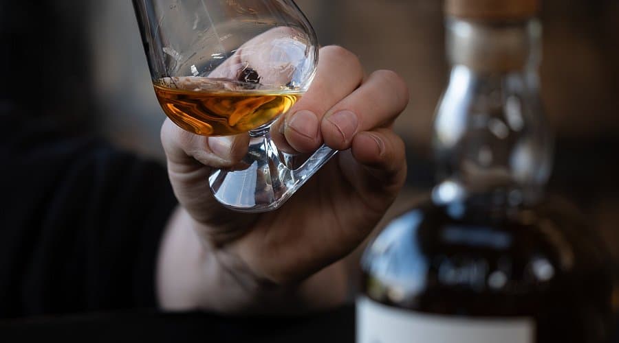 A guided Irish whiskey tasting by the fire at Ballinderry Park