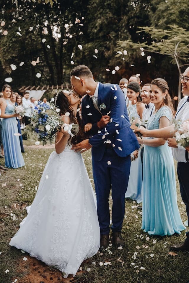 Eine Hochzeit auf dem Rasen von Ballinderry Park