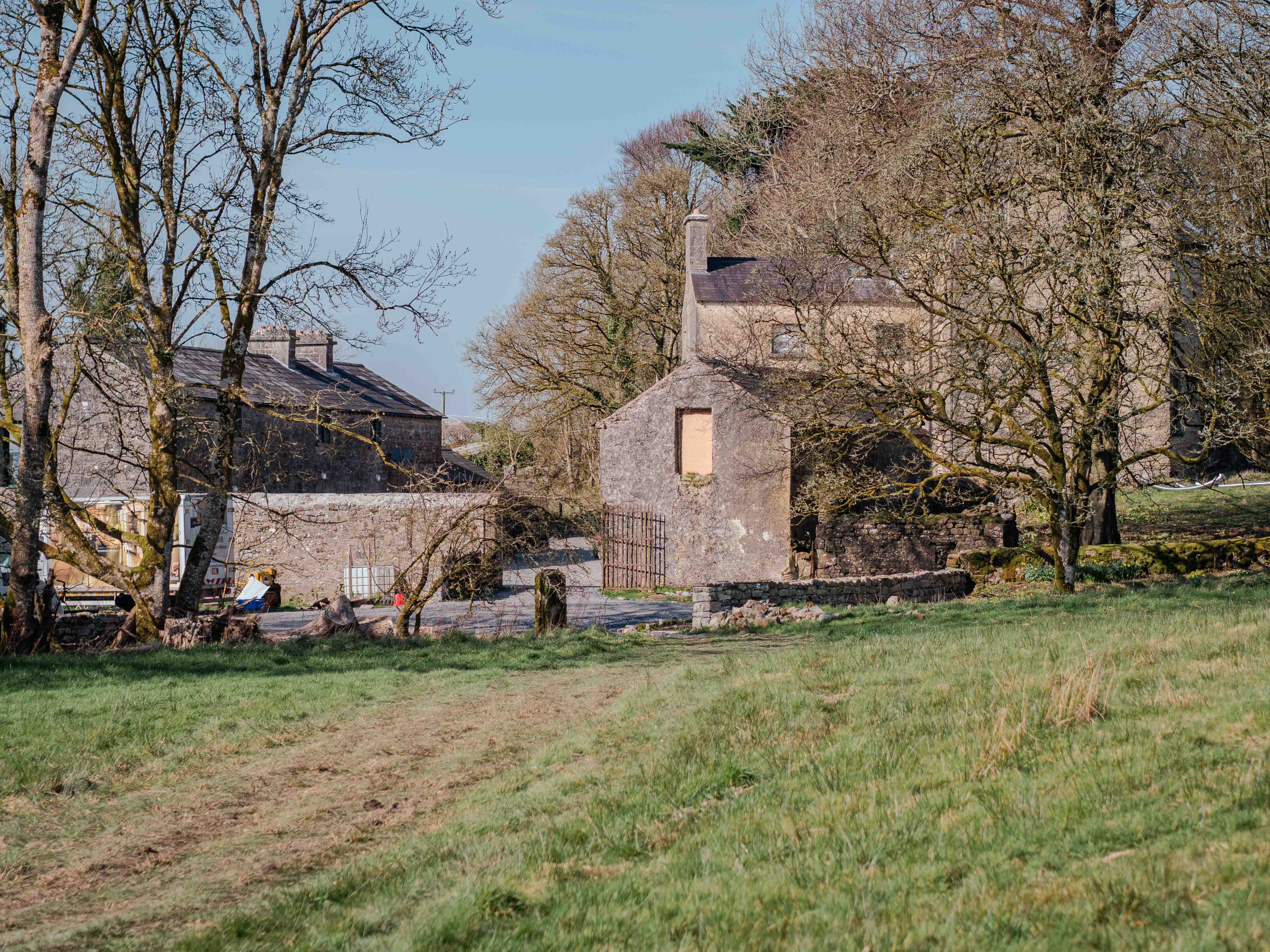 The grounds at Ballinderry Park, home to luxury glamping in County Galway