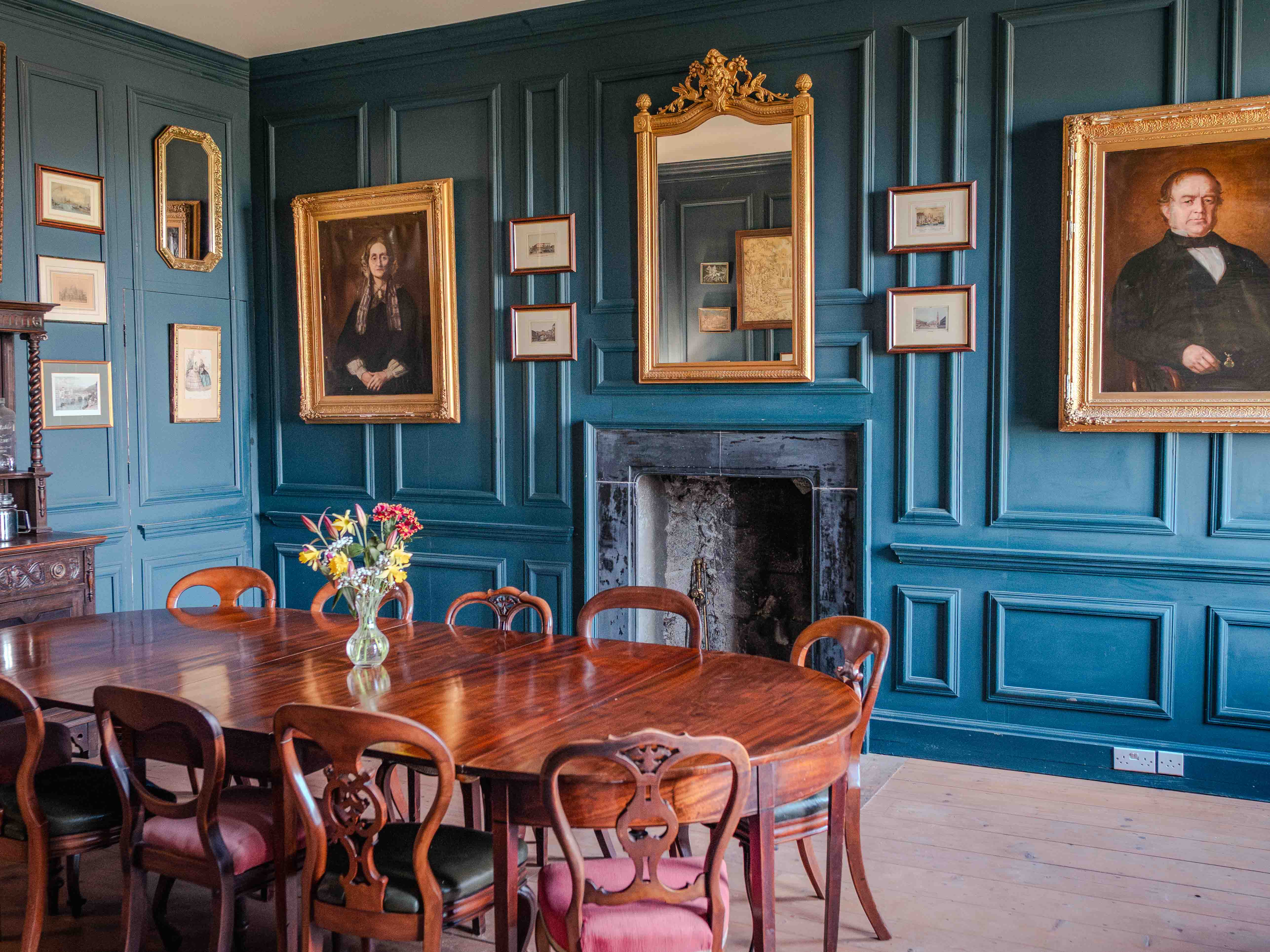 The dining room