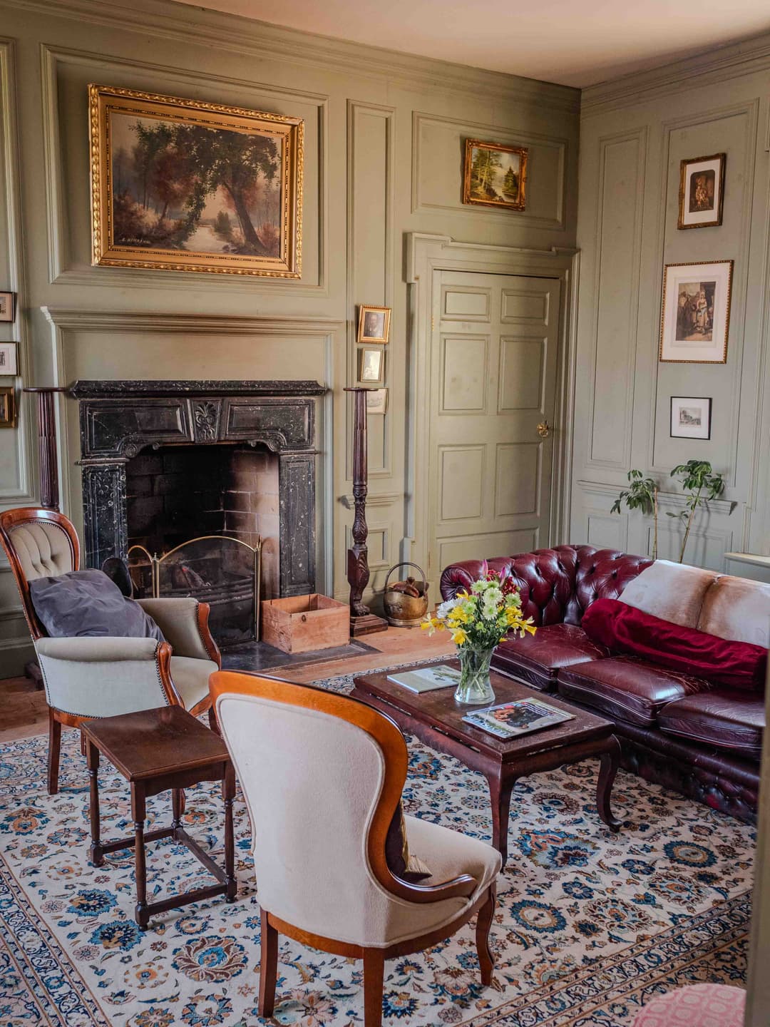 The drawing room of the Manor House at Ballinderry Park