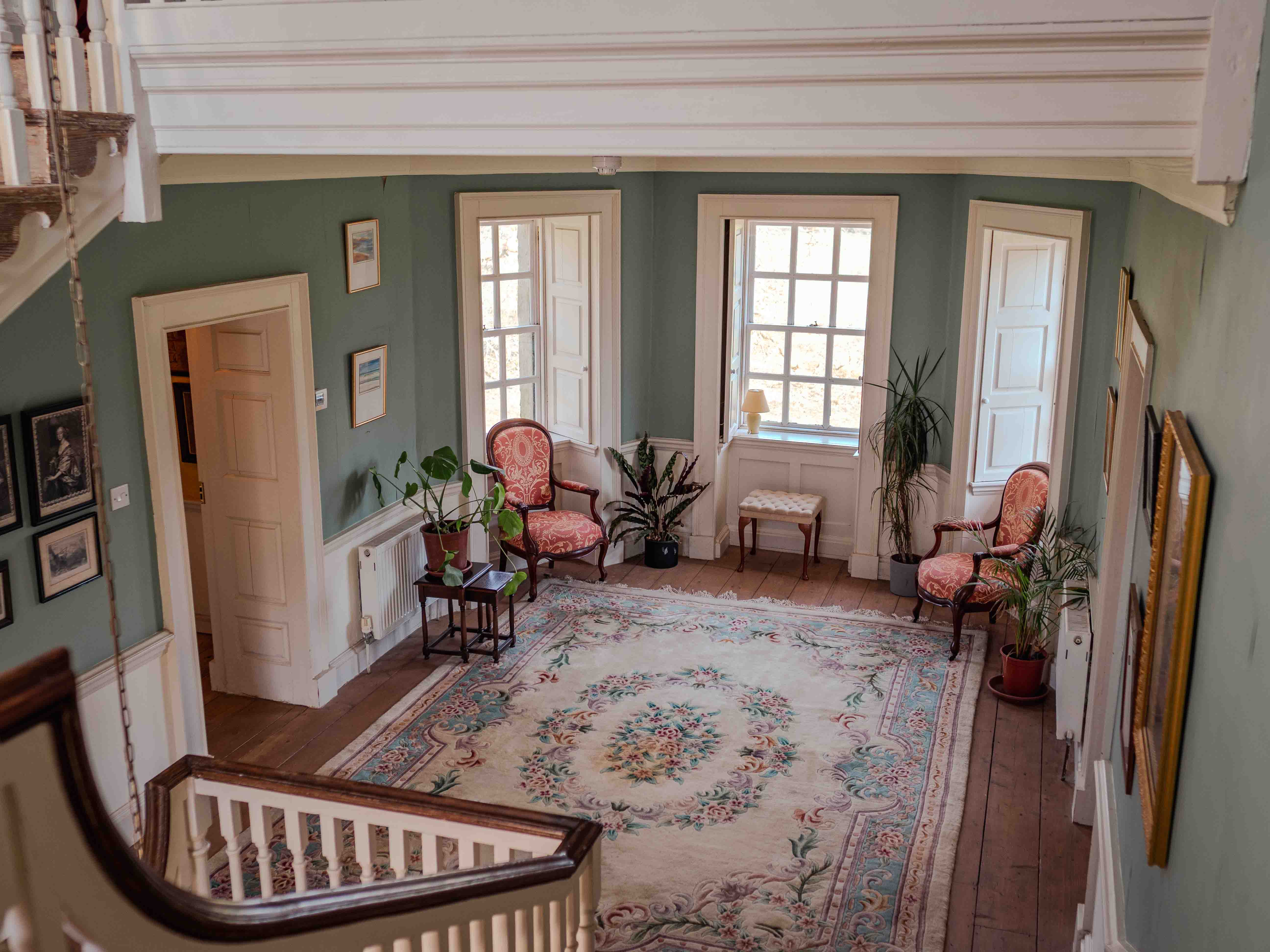 The entrance hall