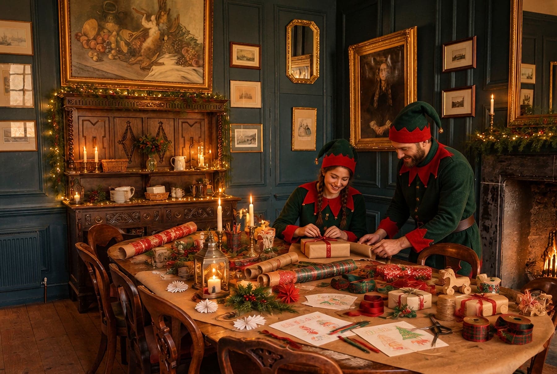 The elves’ workshop